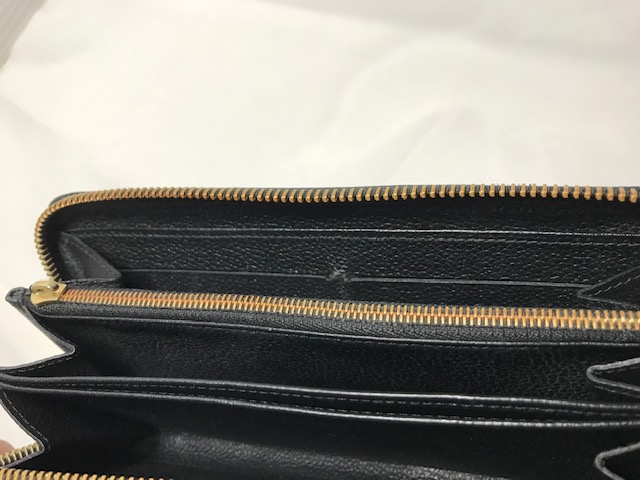 [Louis Vuitton] ルイヴィトン　アンプラント財布ファスナー交換と補色